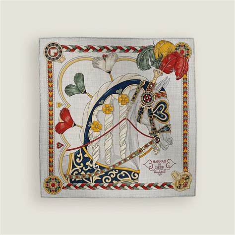 hermes de tout coeur scarf|Harnais de Coeur scarf 45 .